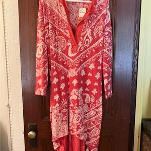 SOLD  -- Free People oversized tunic dress / caftan OS